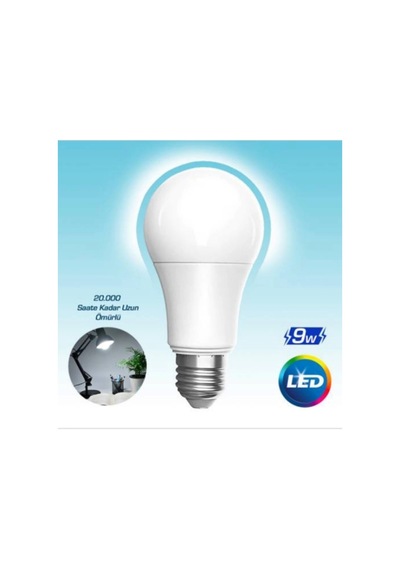 9w Led Ampul E-27 Duylu Beyaz 6500k