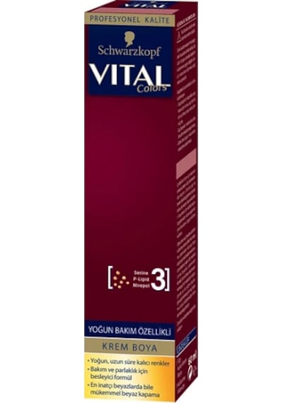 Schwarzkopf Vıtal Colors Krem Saç Boyası 5 - 68 Koyu Bronz Kahve - (469481300)