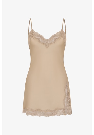 Penti Bej Saten Şifon Babydoll