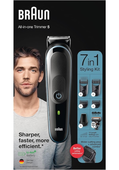 Mgk 5345 Erkek Bakım Kiti 7'si 1 Arada Şekillendirici + Gillette Hediye