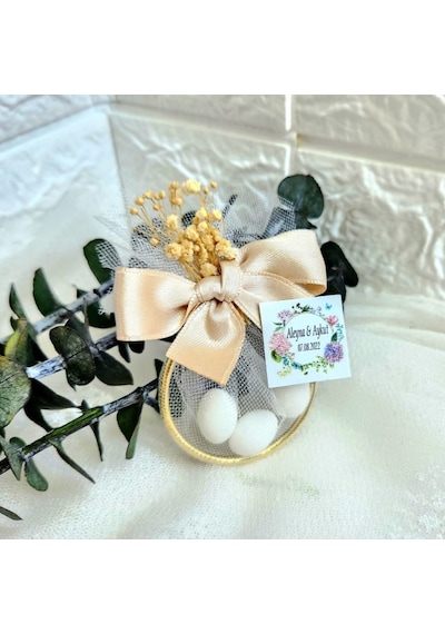 Süslemeli Halka Şekerleme, Nikah Şekeri, Doğum, Sünnet, 20 Adet