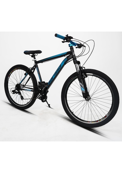 Sarissa Moon 26" Jant Mtb Ön Amortisörlü Shimano 21 Vites V Fren Wake Gidon Dağ Bisikleti Siyah Mavi