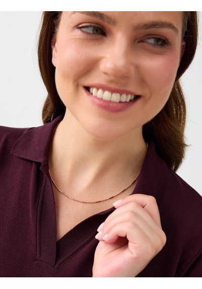 Jimmy Key Pembe Çubuk Figürlü Dorika Choker Kolye 6ww429336610