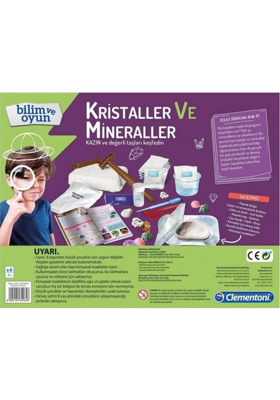 Clementoni Bilim ve Oyun Kristaller ve Mineraller Cle-64964
