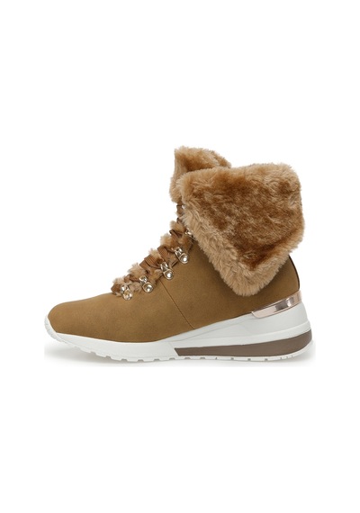 Nine West Akeda 2pr Camel Kadın Dolgu Topuk Bot Kahverengi