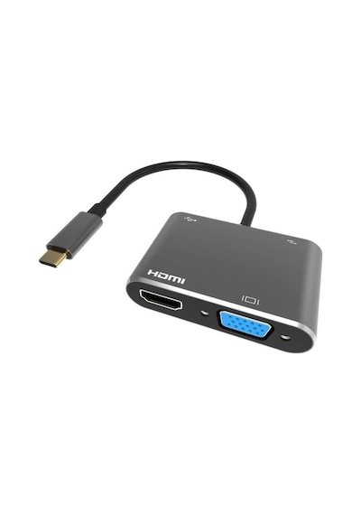 Vcom Cu451 Type-c To Vga Hdmi Usb Type-c Çevirici Kdo