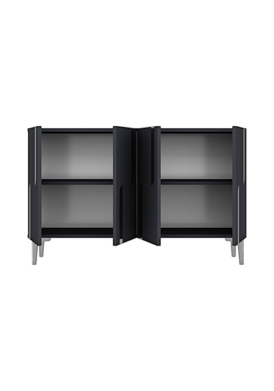 Ka1231as Nota120 Konsol, Kahve Köşesi Ve Tv Sehpası, Çok Amaçlı Dolap Antrasit - Sılver 120cm Ka1231as Nota120 Konsol, Kahve Köşesi Ve Tv Sehpası, Çok Amaçlı Dolap Antrasit - Sılver 120cm