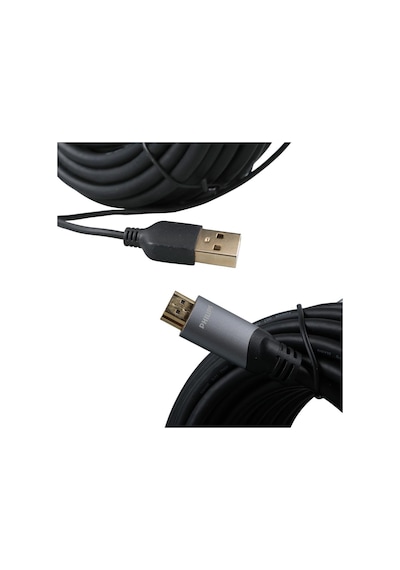 Philips Swl6122b/93 4k 60 Hz 15 Metre Usb Güç Kablolu Hdmı Görüntü Kablosu Uydu Cihazı Pc Bilgisayar Görüntü Kablosu