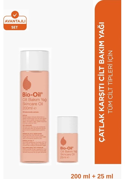 Bio-oil Çatlak Karşıtı & Leke Karşıtı Nemlendirici Cilt Bakım Yağı 200ml & Losyon