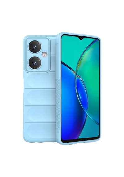 Vivo Y27 Kılıf Optimum Silikon - Sky Blue 0.2M-Çok Renkli