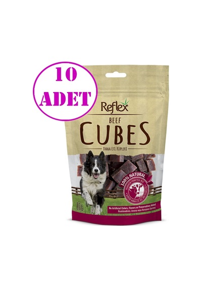 Reflex Biftekli Dilim Küp Köpek Ödülü 10 x 80 G