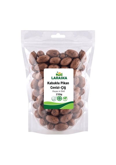 Kabuklu Pikan Cevizi Çiğ 250g Katkı Maddesiz - Pecans İn Shell Yerli Jumbo 250 G