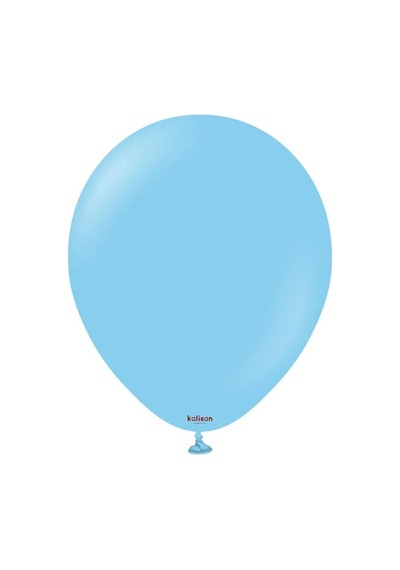 Gemar Parti Doğum Günü Organizasyon Balon - 28 Cm. - Açık Mavi - 100 Adet Mavi