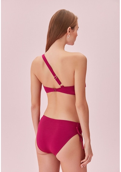 Suwen Yanı Büzgülü Bikini Alt Sbn26820d1283 Vişne