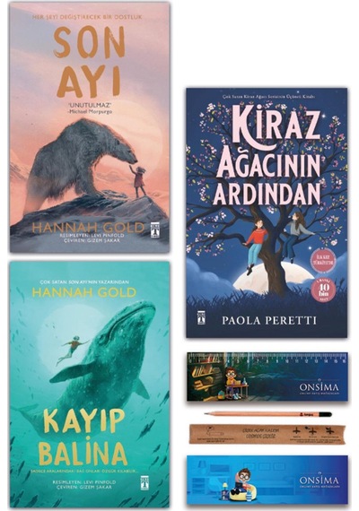 Genç Timaş Son Ayı - Kiraz Ağacının Ardından - Kayıp Balina Set 3 Kitap