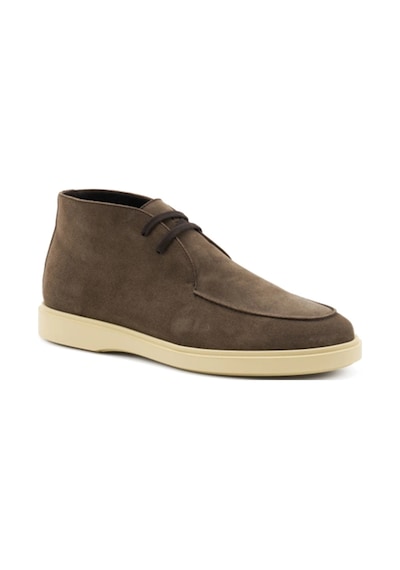 Bot Erkek 20c3 Frau Waxy Laced Shoes Pepecream Browncream Pepecream