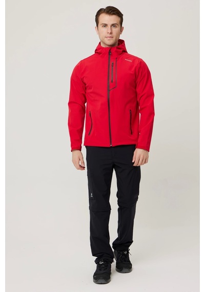 Armadillo Campanula Softshell Mont - Su Ve Rüzgar Geçirmez, Nefes Alabilir, Outdoor Mont Kırmızı