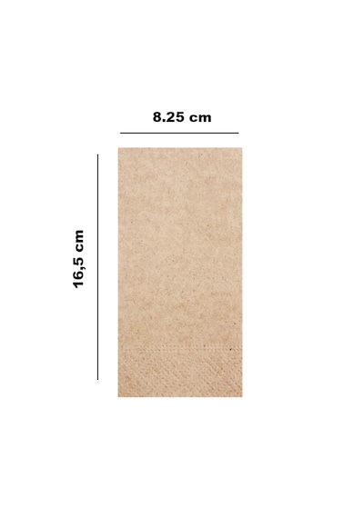 Kraft 33x33 Garson Katlama Peçete