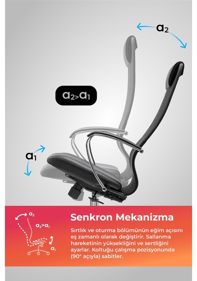 Ergolife Sit 8 Ofis Koltuğu Krom Ayaklı, Fileli, Yüksek Arkalıklı, Siyah, Bilgisayar Sandalyesi -1b9.55.1.403 Çok Renkli Ergolife Sit 8 Ofis Koltuğu Krom Ayaklı, Fileli, Yüksek Arkalıklı, Siyah, Bilgisayar Sandalyesi -1b9.55.1.403 Çok Renkli