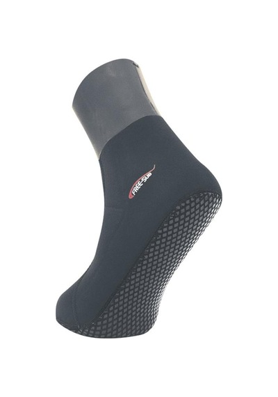 Free-Sub 5Mm Siyah Smooth Bilekli Kaymaz Tabanlı Dalış Çorabı (489036337) Siyah