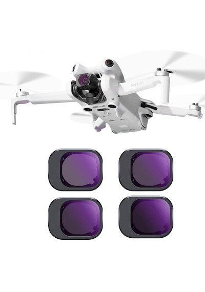 K&f Concept Djı Mini 4 Pro İçin Nd Filtre Kiti Nd8 + Nd16 + Nd32 + Nd64