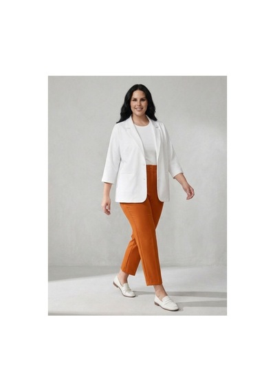 Hanezza Kadın Büyük Beden Yarasa Kol Çift Düğmeli Blazer Ceket - Şık Ve Rahat Tasarım Beyaz - 564080614 Beyaz Hanezza Kadın Büyük Beden Yarasa Kol Çift Düğmeli Blazer Ceket - Şık Ve Rahat Tasarım Beyaz - 564080614 Beyaz