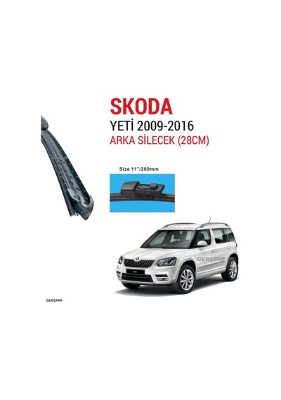 Skoda Yeti Arka Silecek 2009-2016
