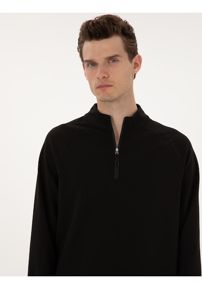 Pierre Cardin Erkek Siyah Sweatshirt 50313749-vr046 Siyah