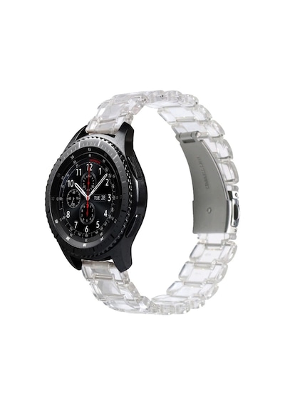 Samsung Galaxy Uyumlu Watch 3 41Mm Kordon 20Mm Şeffaf Baklalı Kordon