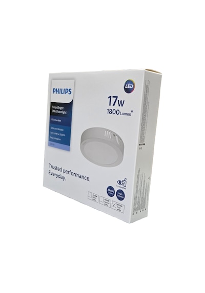 Philips Smartbright Sıvaüstü Tavan Lamba 17w 3000k Sarı Işık 1800 Lümen 22 Cm Çapında Plastik Gövde 1