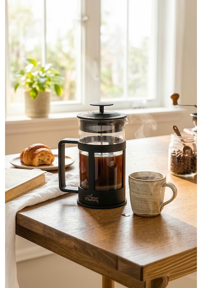 Any Morning Fy04 Kahve Ve Bitki Çayı İçin french Press 800 ML