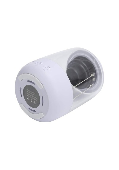 Magicvoice Mv-24696 600 Mah Taşınabilir Rgb Mikrofonlu Aux - Tf- Bluetooth 3 Watt Hoparlör Mini Speaker Beyaz