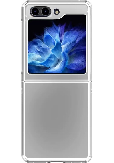 Samsung Uyumlu Galaxy Z Flip 6 Kılıf Kamera Korumalı M-safe Sert Pc Zore Porto Kapak Seffaf