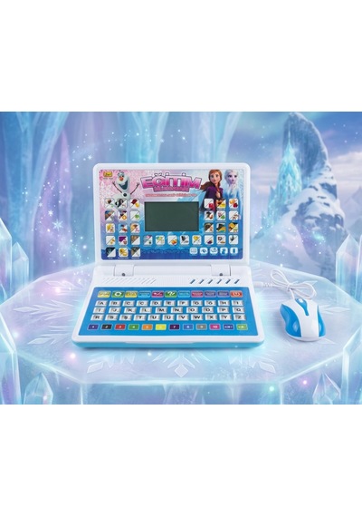 100 Fonksiyonlu Türkçe İngilizce Öğretici Eğlenceli Çocuk Laptopu Mouse Dahil Oyuncak Bilgisayar