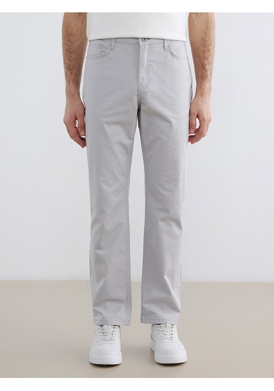 Lcwaıkıkı Classic Gri Regular Fit Gabardin Erkek Chino Pantolon