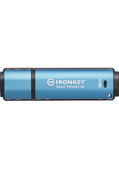 KINGSTON IRONKEY VAULT PRIVACY50 AES-256 32GB IKVP50/32GB ŞİFRELİ