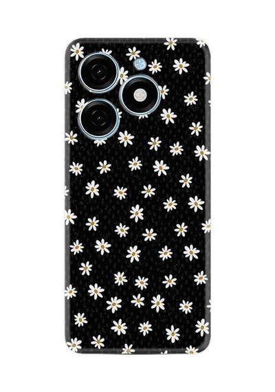 Tecno Spark Go 2024 Kılıf Desenli Silikon Platinium Series Papatyalar 1866