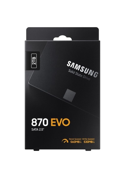 Samsung 2tb Mz-77e2t0bw 870 Evo Ssd 2.5" Sata3 Ssd 560-530