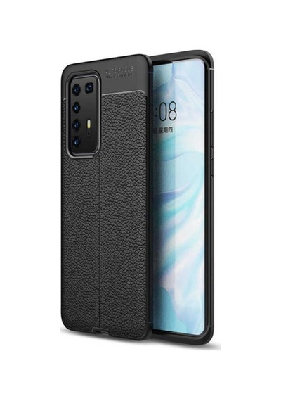 Huawei P40 Pro Kılıf Zore Niss Silikon Kapak Siyah