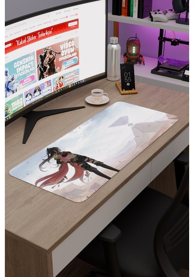 Dehya Genshin Impact Anime Gacha V3 - 70x30 Xl Gaming Mouse Pad Fare Altlığı