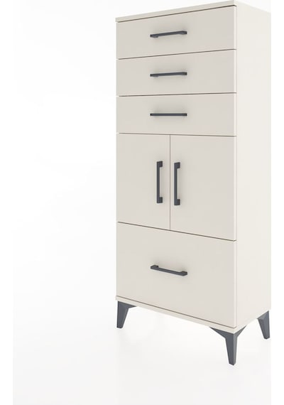 Hyperion Dolap Tek Raflı 4 Çekmeceli 2 Kapaklı 60x44x134 Ayta... Aytaşı