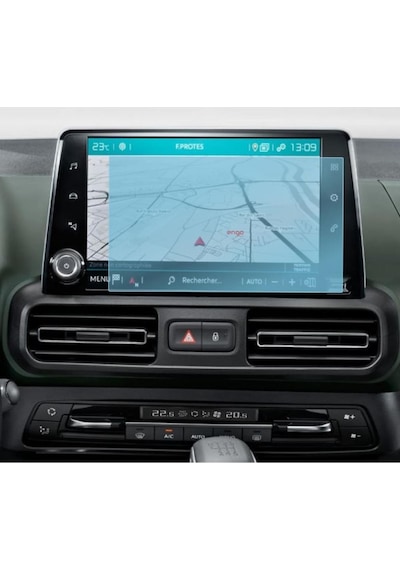 Citroen Berlingo 8 İnç Multimedya Ekran Koruyucu Şeffaf