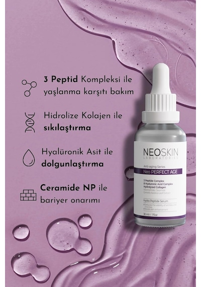 Dolgunlaştırıcı, Sıkılaştırıcı, Anti-aging, Peptit Serumu 3peptide 8 Ha Complex H.collagen