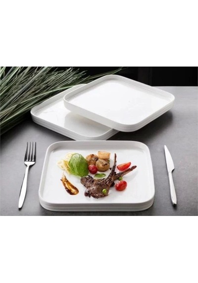 Gönül Gnl 3471 Porselen Kare Tabak 23 Cm 6 Lı