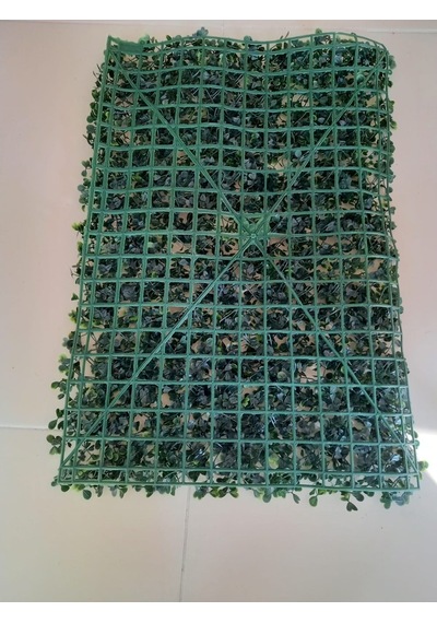 Yapay Çiçek Duvar Kaplama Panel Şimşir Tabaka 40X60 Cm Yeşil