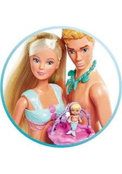 Barbie Deniz Kızı Giydirilebilir Pink