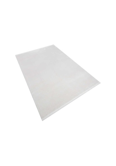 Geometrik Abstract Desenli Prato İpeksi Lüks Viskon Halı Pr03 Gri Krem-gri