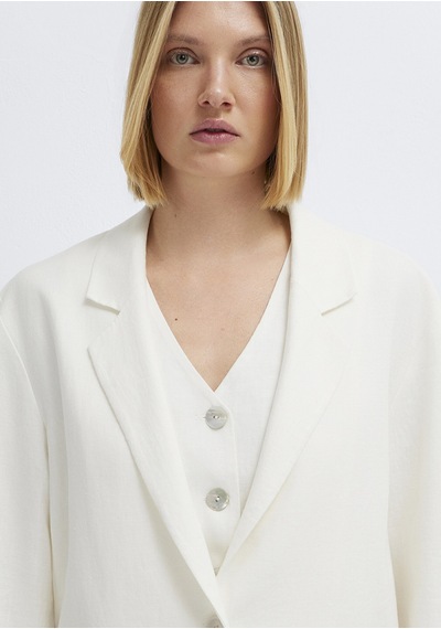 Mavi - Ekru Keten Blazer 1110850-70057