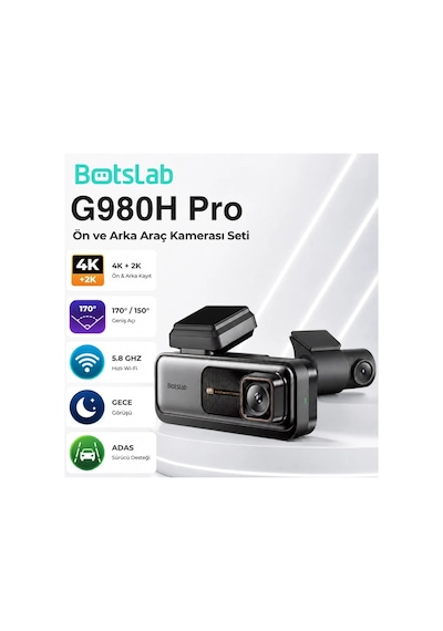 Botslab 360+ G980h Pro Ön Ve Arka Araç Kamerası Seti