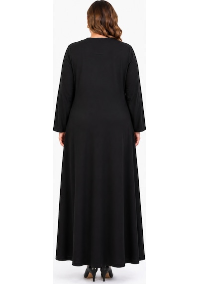 Bihan Store Kadın Önü Düğmeli Torba Cepli Tam Boy Uzun Kollu Sıfır Yaka Dış Giyim W27-8006 - Siyah Bihan Store Kadın Önü Düğmeli Torba Cepli Tam Boy Uzun Kollu Sıfır Yaka Dış Giyim W27-8006 - Siyah